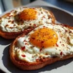 Creamy Ricotta Egg Toast