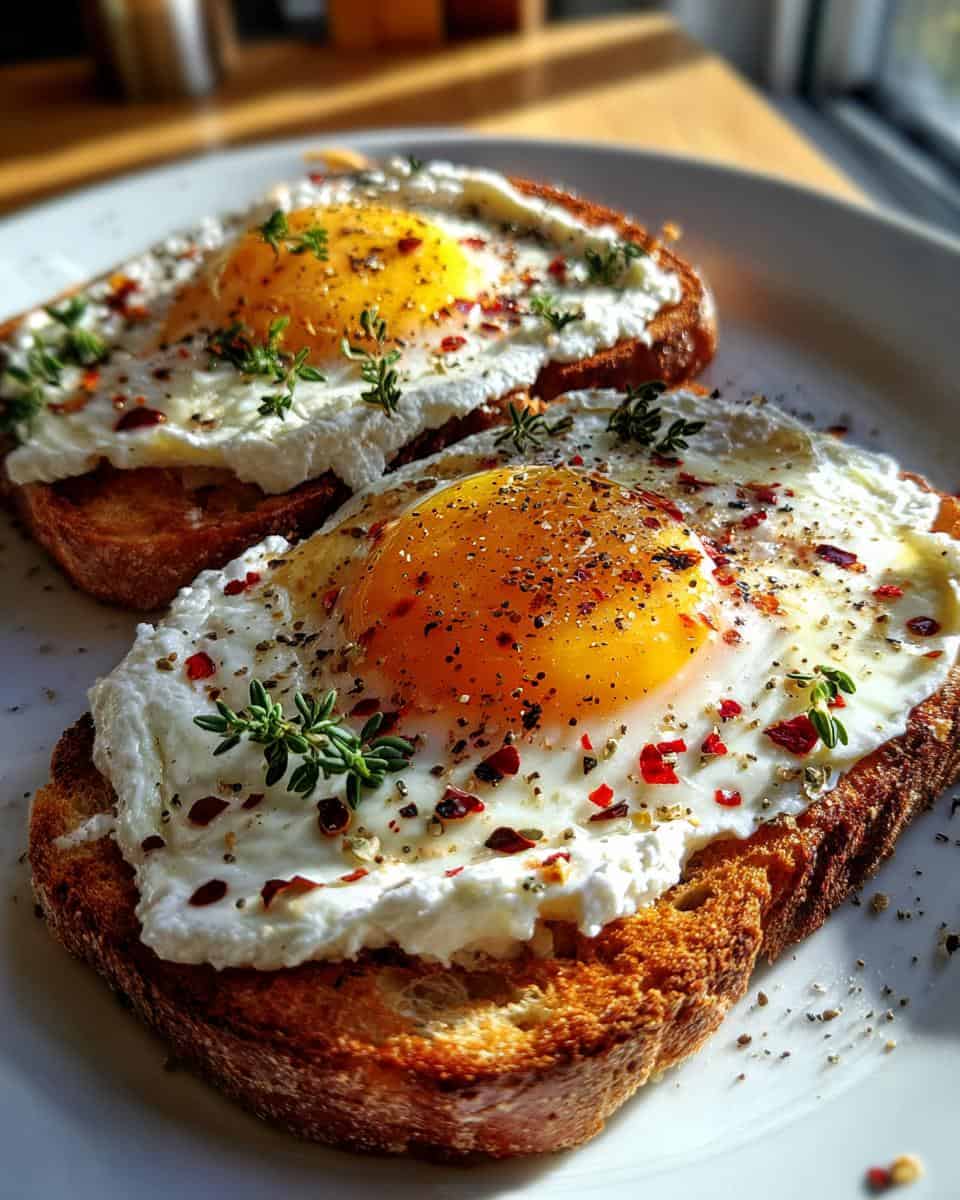 Creamy Ricotta Egg Toast - detail 2