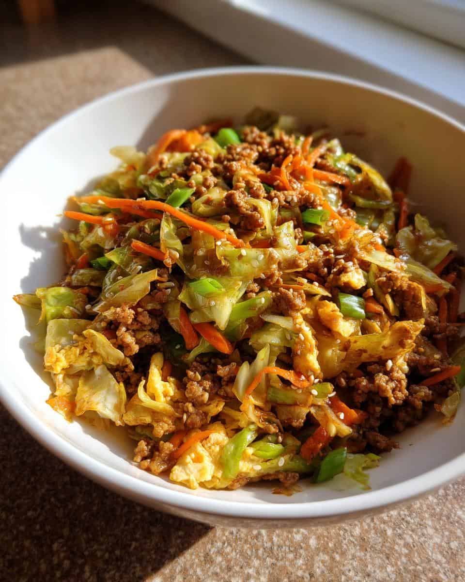 Crispy Cabbage Egg Roll Bowl - detail 1