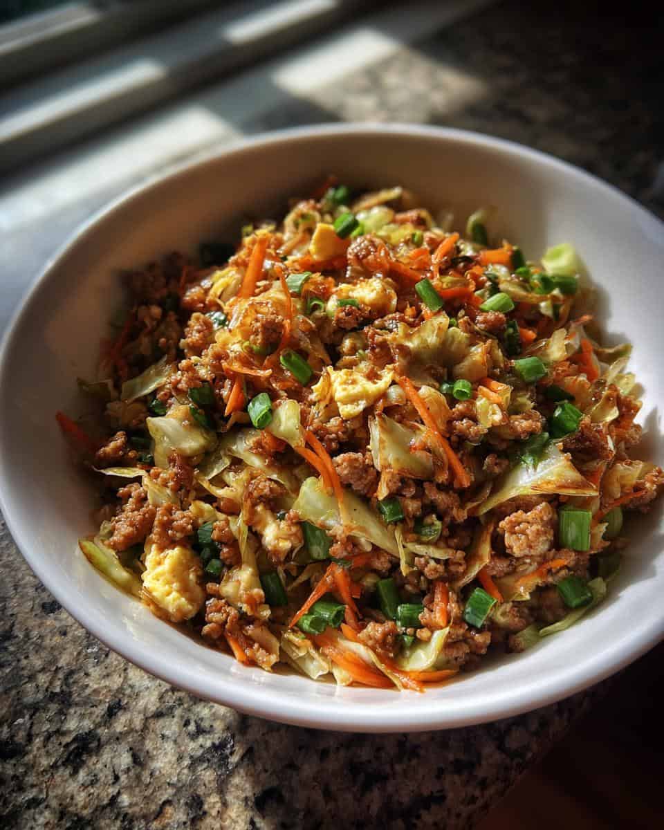 Crispy Cabbage Egg Roll Bowl - detail 2