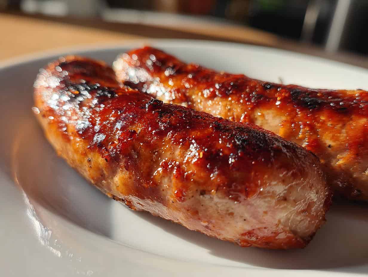 Devastatingly Easy Crispy & Juicy Air Fryer Smoked Sausage