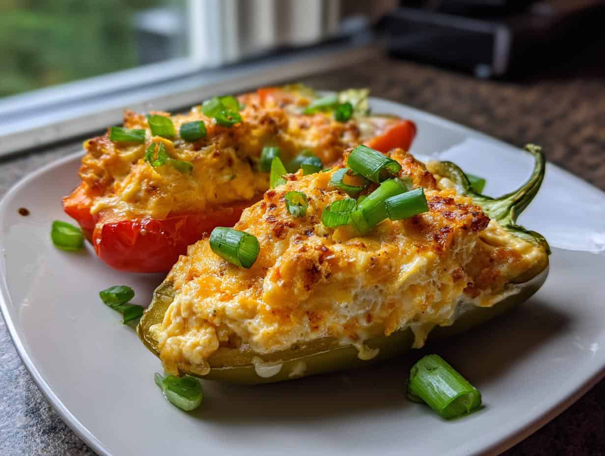 Devilish Easy Cream Cheese Stuffed Peppers in 20 Minutes