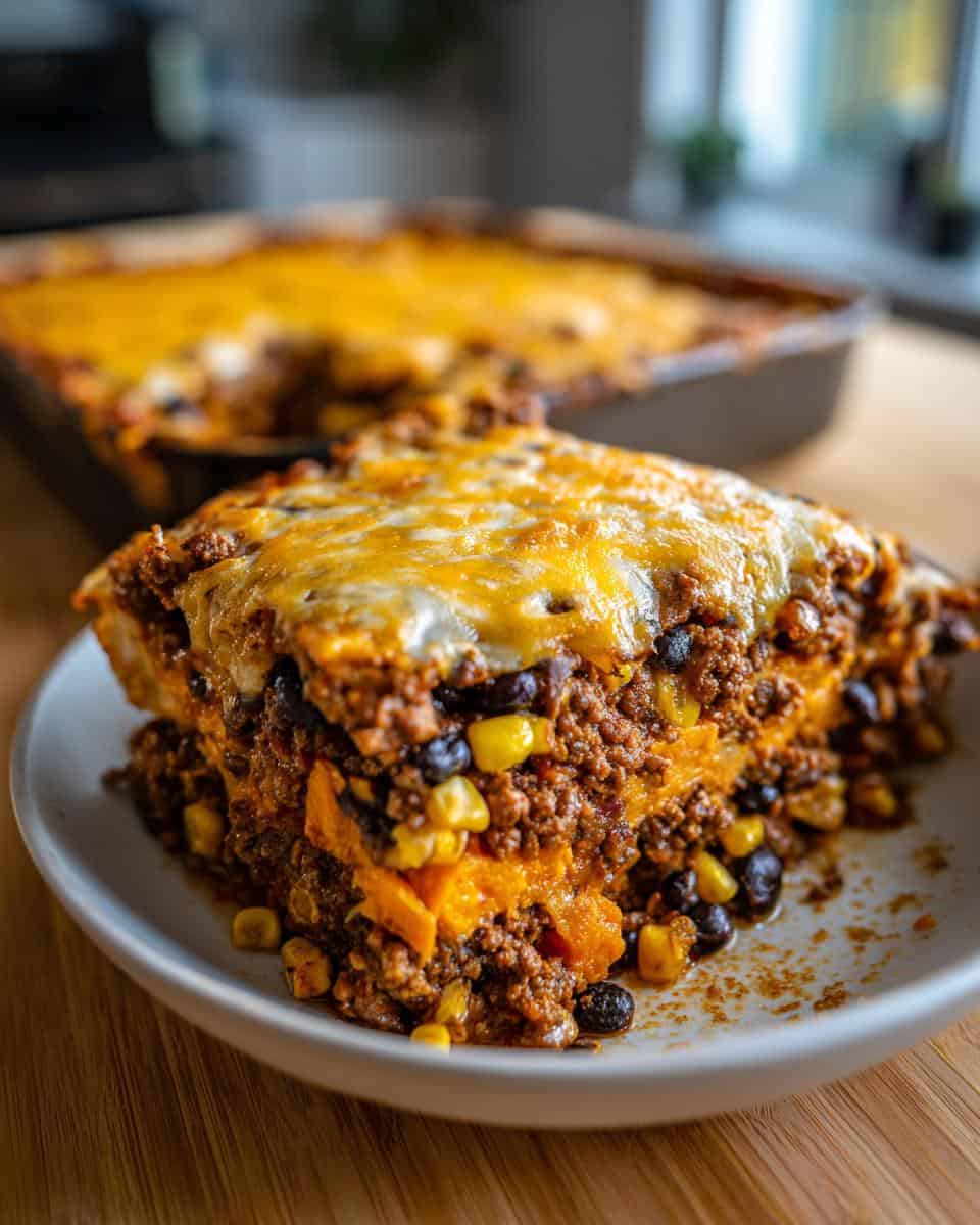 Easy Ground Turkey Sweet Potato Casserole - detail 3