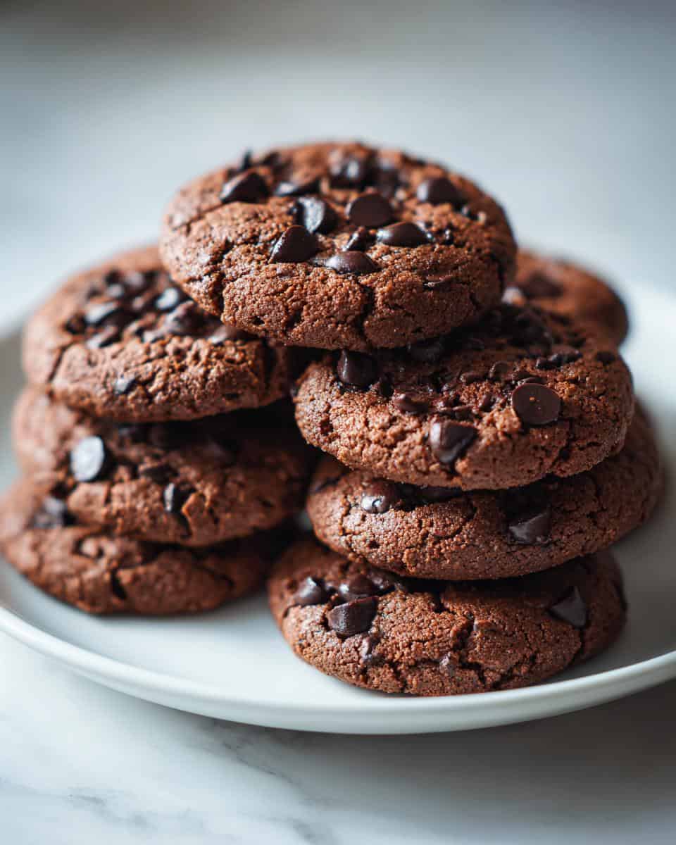 Easy Keto Double Chocolate Protein Cookies - detail 2