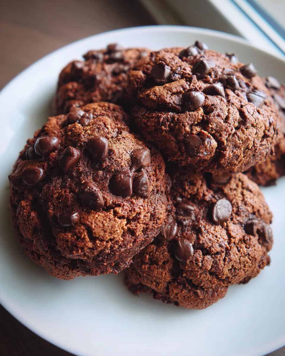Easy Keto Double Chocolate Protein Cookies - detail 3