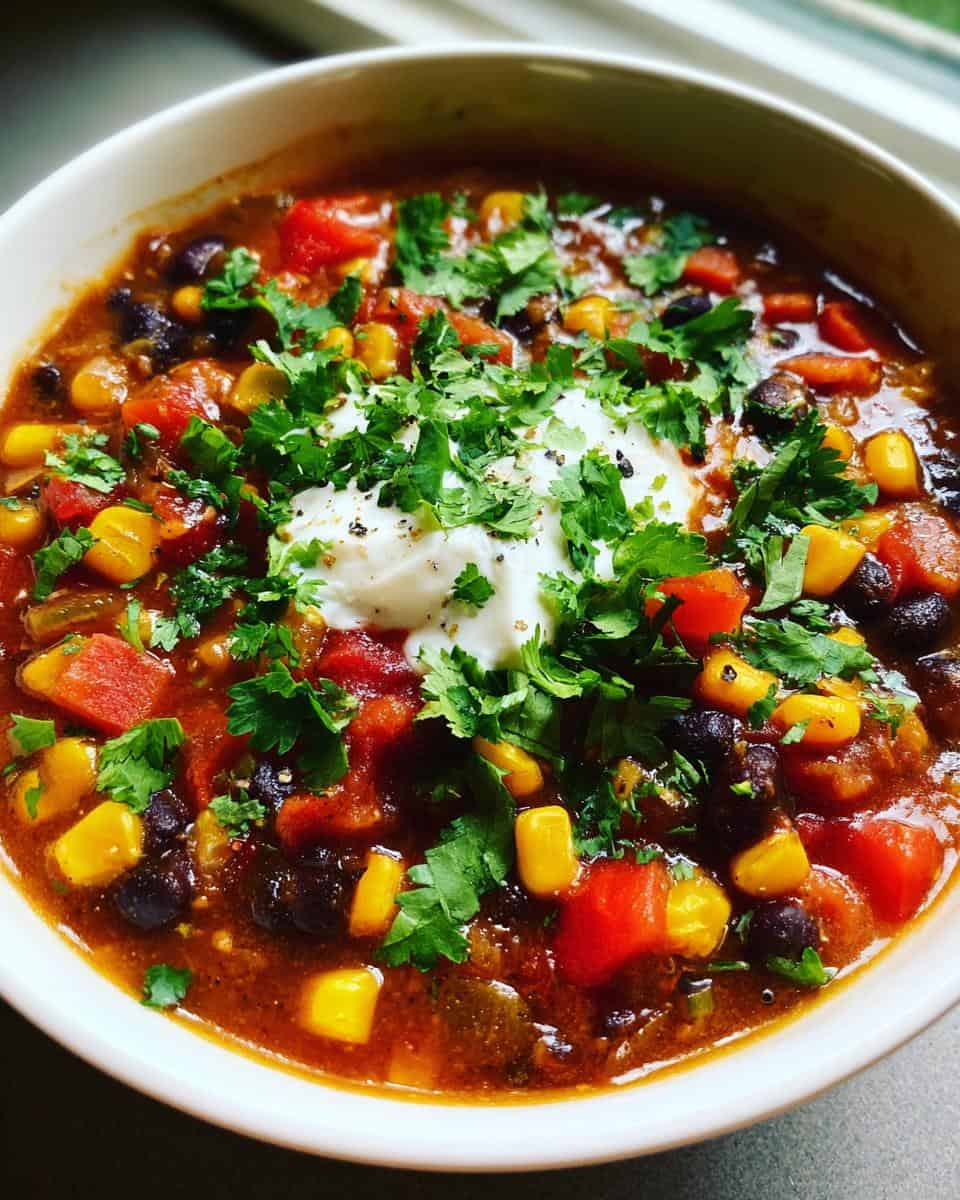 Fall Mexican Soup - detail 2