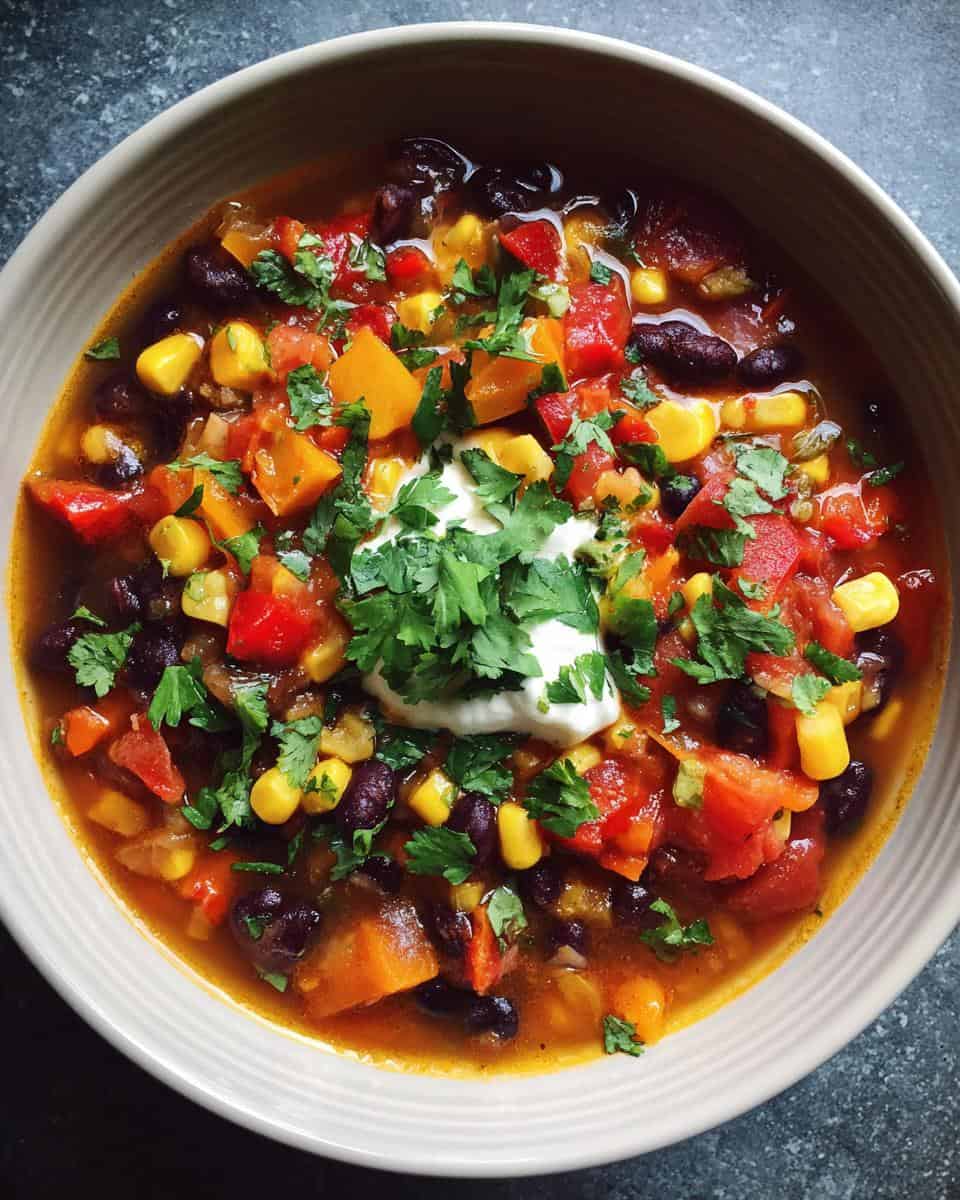 Fall Mexican Soup - detail 3