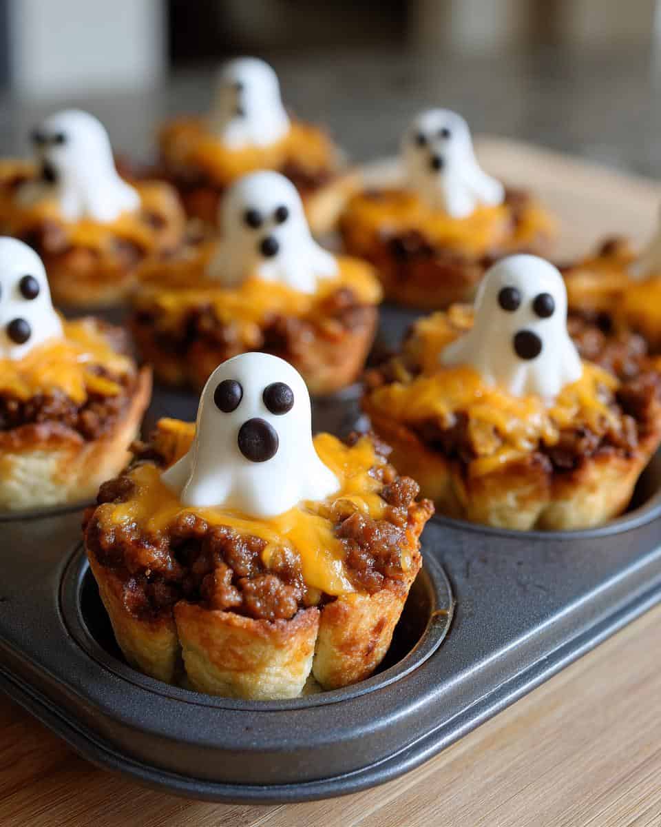 Ghost Mini Taco Pies - detail 2