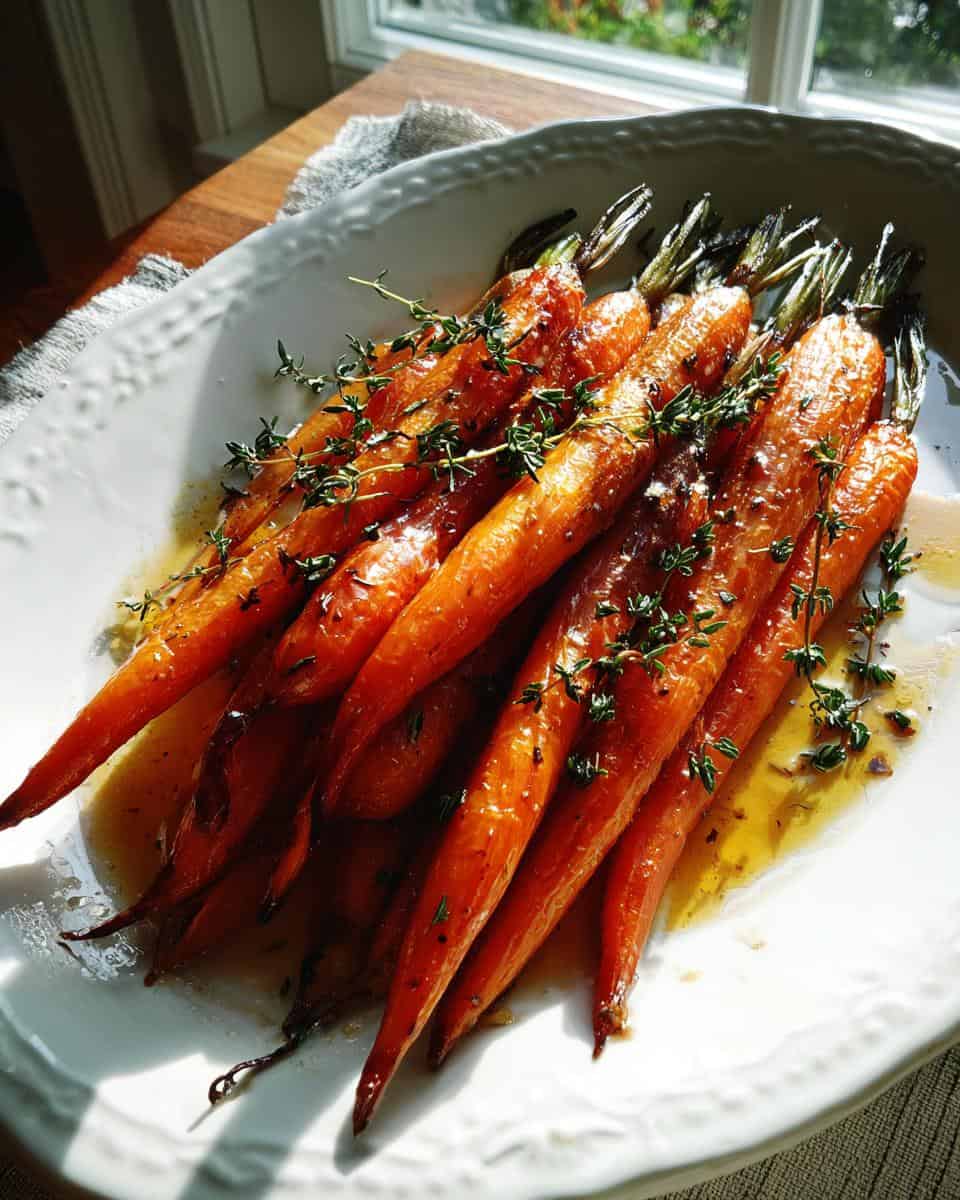 HONEY BALSAMIC ROASTED CARROTS - detail 1