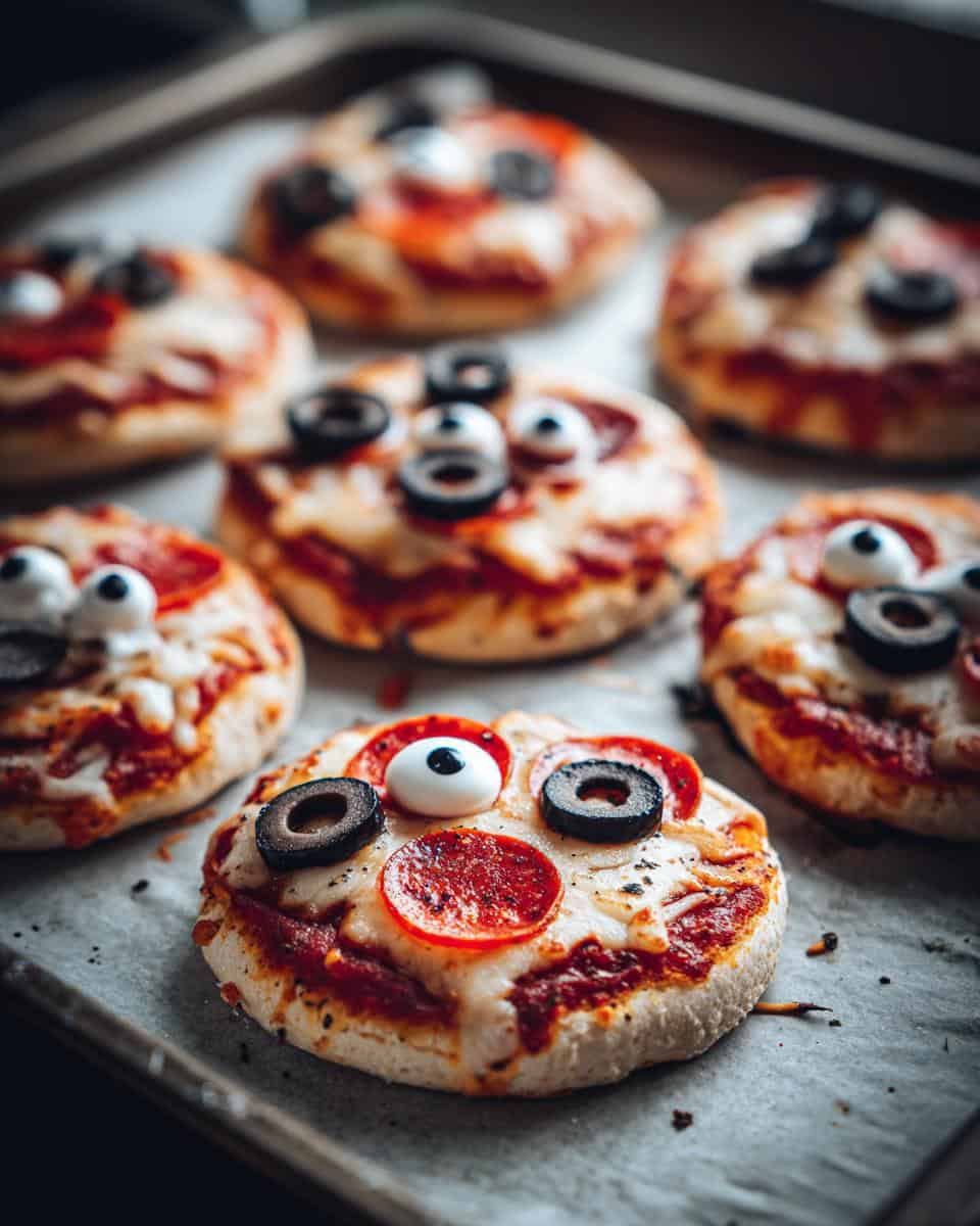 Halloween Mini Pizzas - detail 1