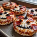 Halloween Mini Pizzas