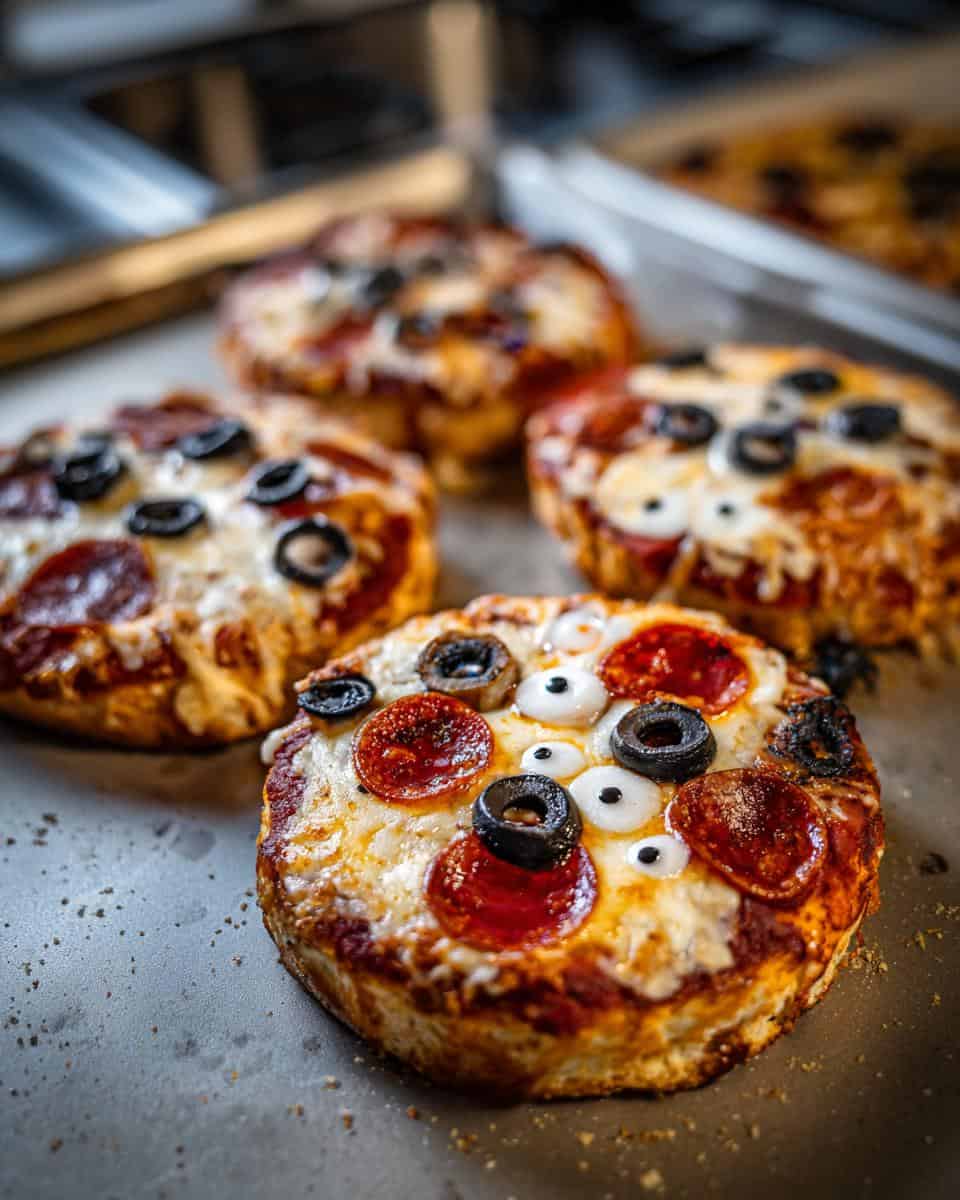 Halloween Mini Pizzas - detail 3