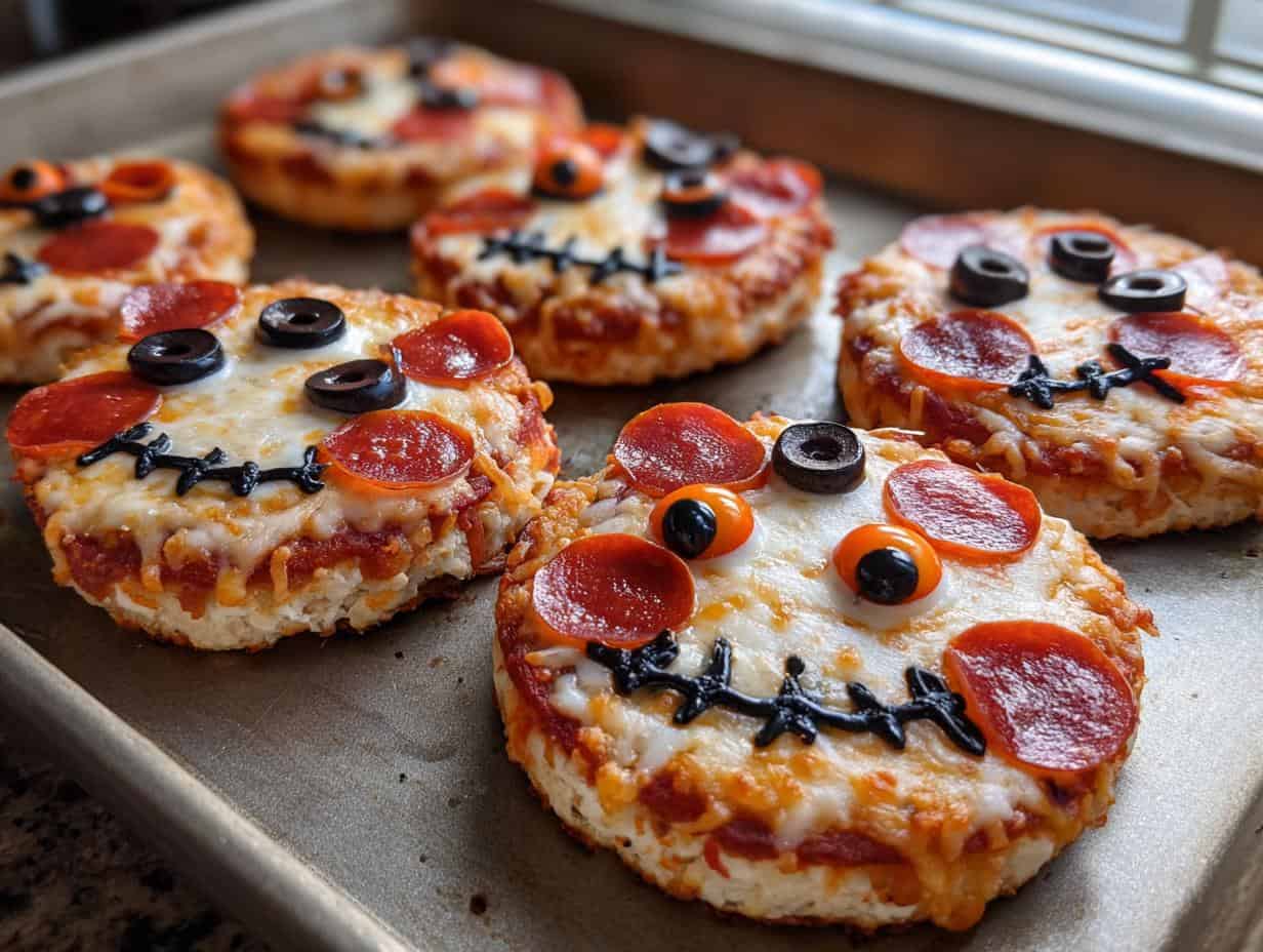 9 Wicked Halloween Mini Pizzas You’ll Devour Sadly