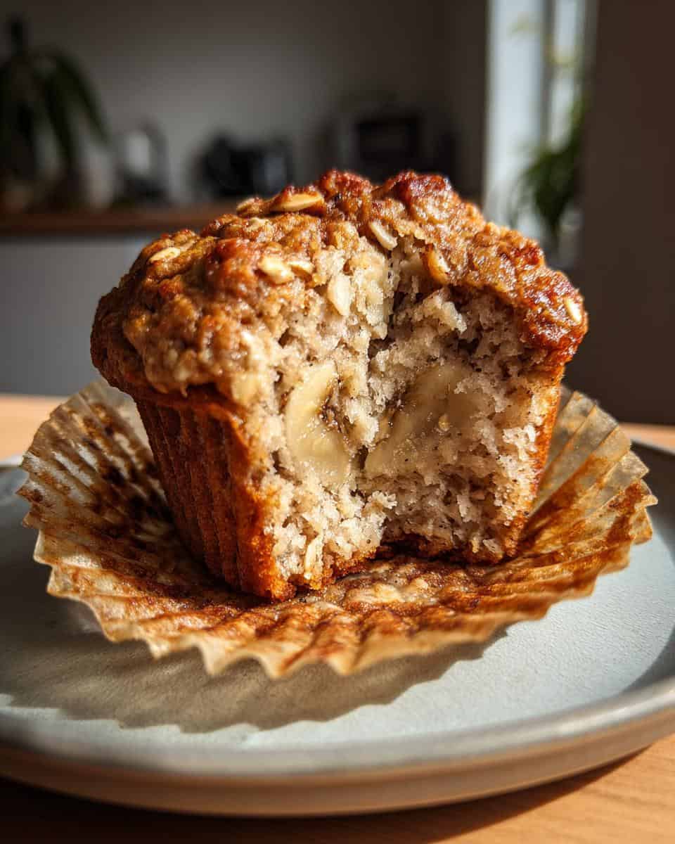 Healthy Banana Oatmeal Muffins - detail 1