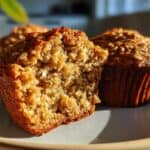 Healthy Banana Oatmeal Muffins