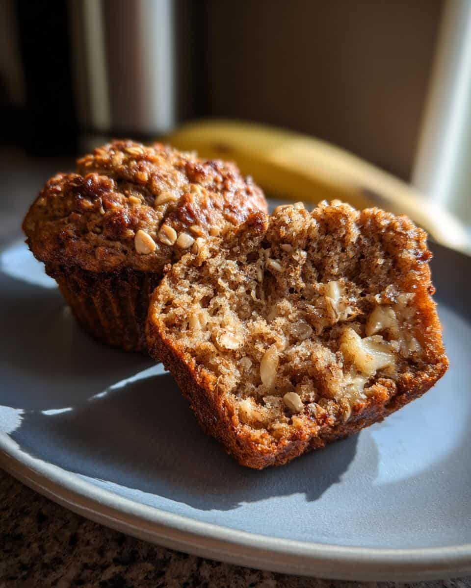 Healthy Banana Oatmeal Muffins - detail 3