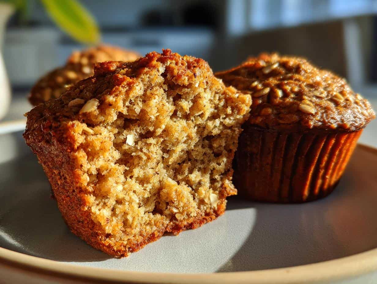 Devour 12 Healthy Banana Oatmeal Muffins, Guilt-Free