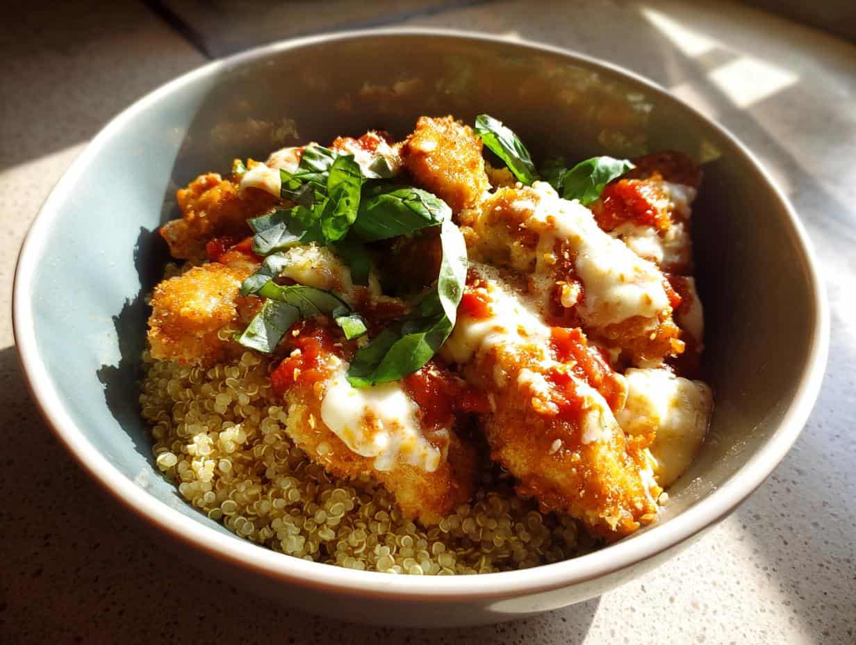 Devour 50-Minute Healthy Chicken Parm Bowl Loaded With Protein