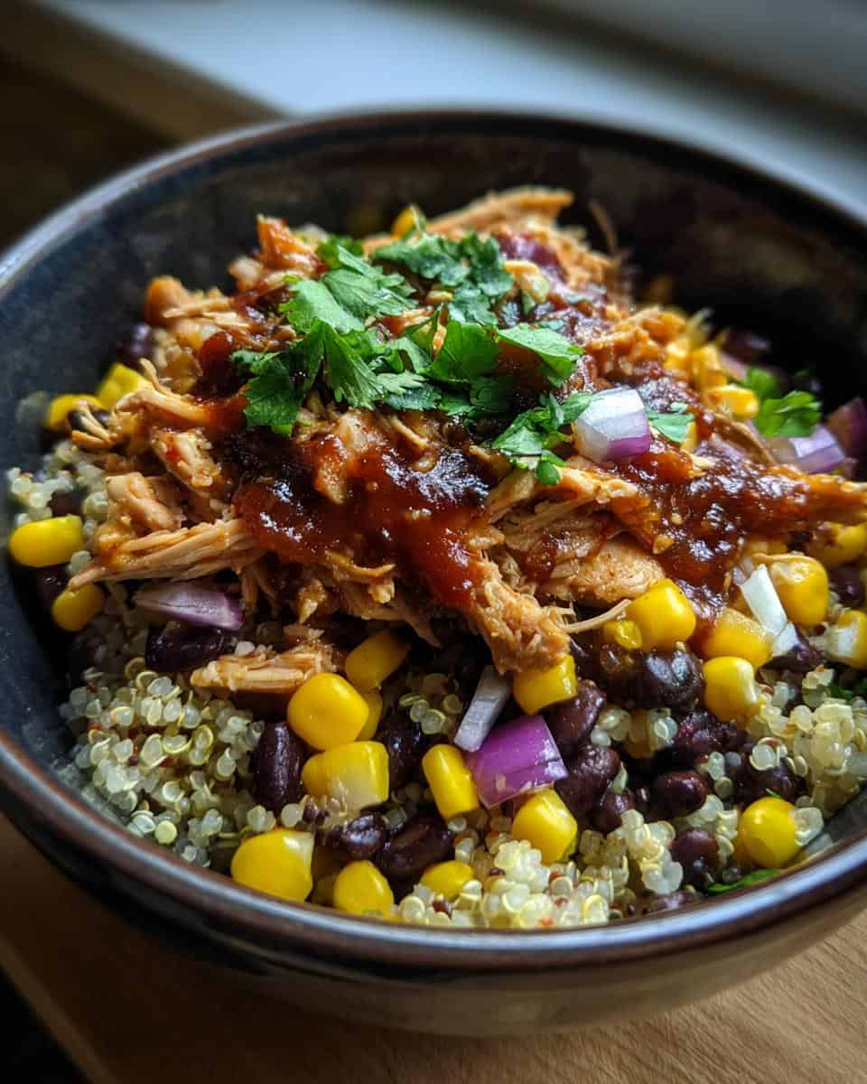 Healthy Cottage Cheese BBQ Chicken Bowl - detail 3
