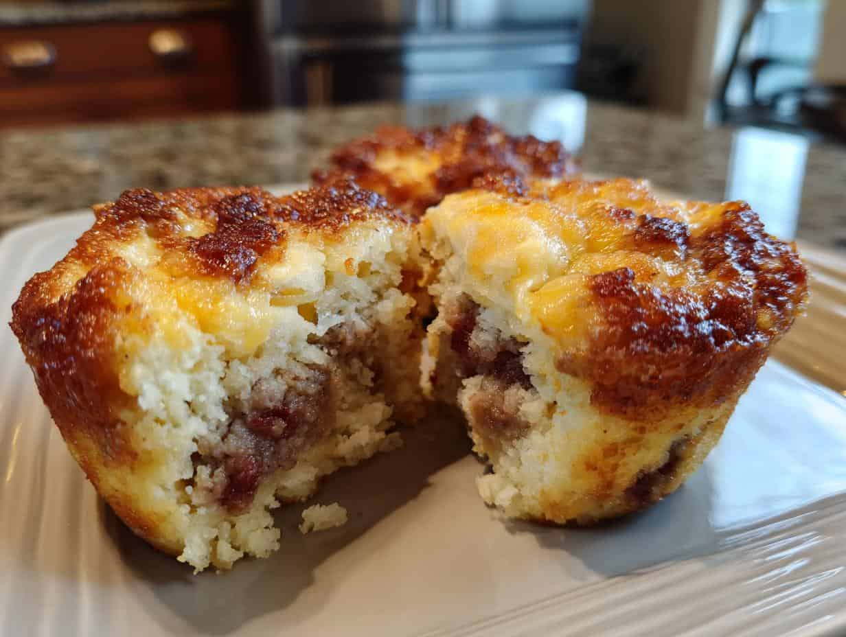 Devastating High-Protein Pancake Sausage Mini Muffins