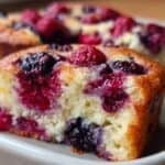 High Protein Triple Berry Bake