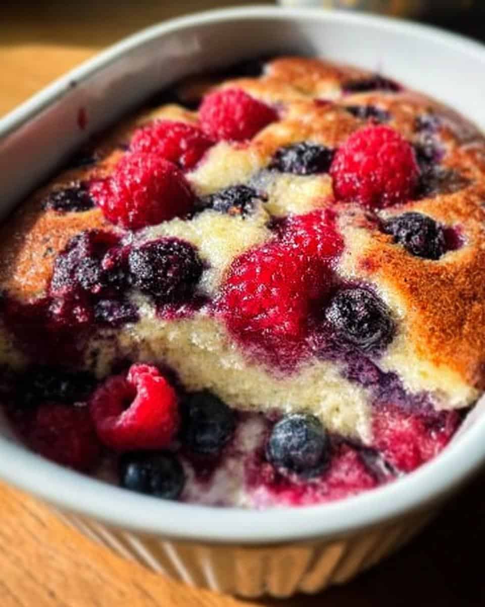 High Protein Triple Berry Bake - detail 2