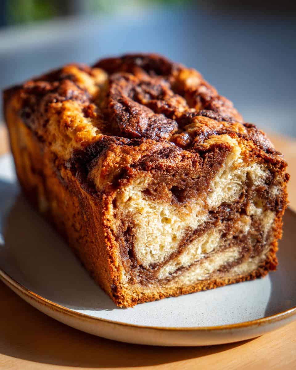 Homemade Apple Bread with Cinnamon Swirl - detail 1