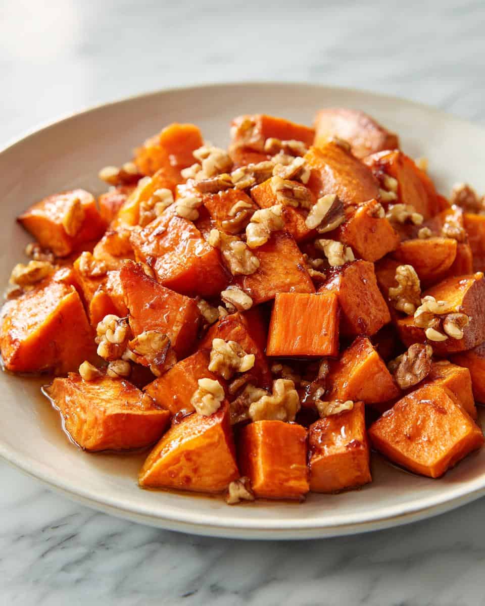 Maple walnut Roasted Sweet Potatoes - detail 1
