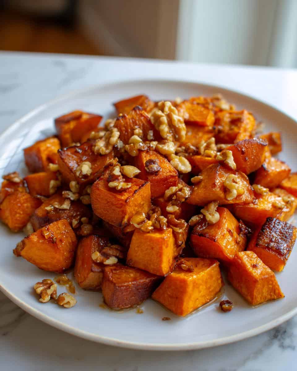 Maple walnut Roasted Sweet Potatoes - detail 2