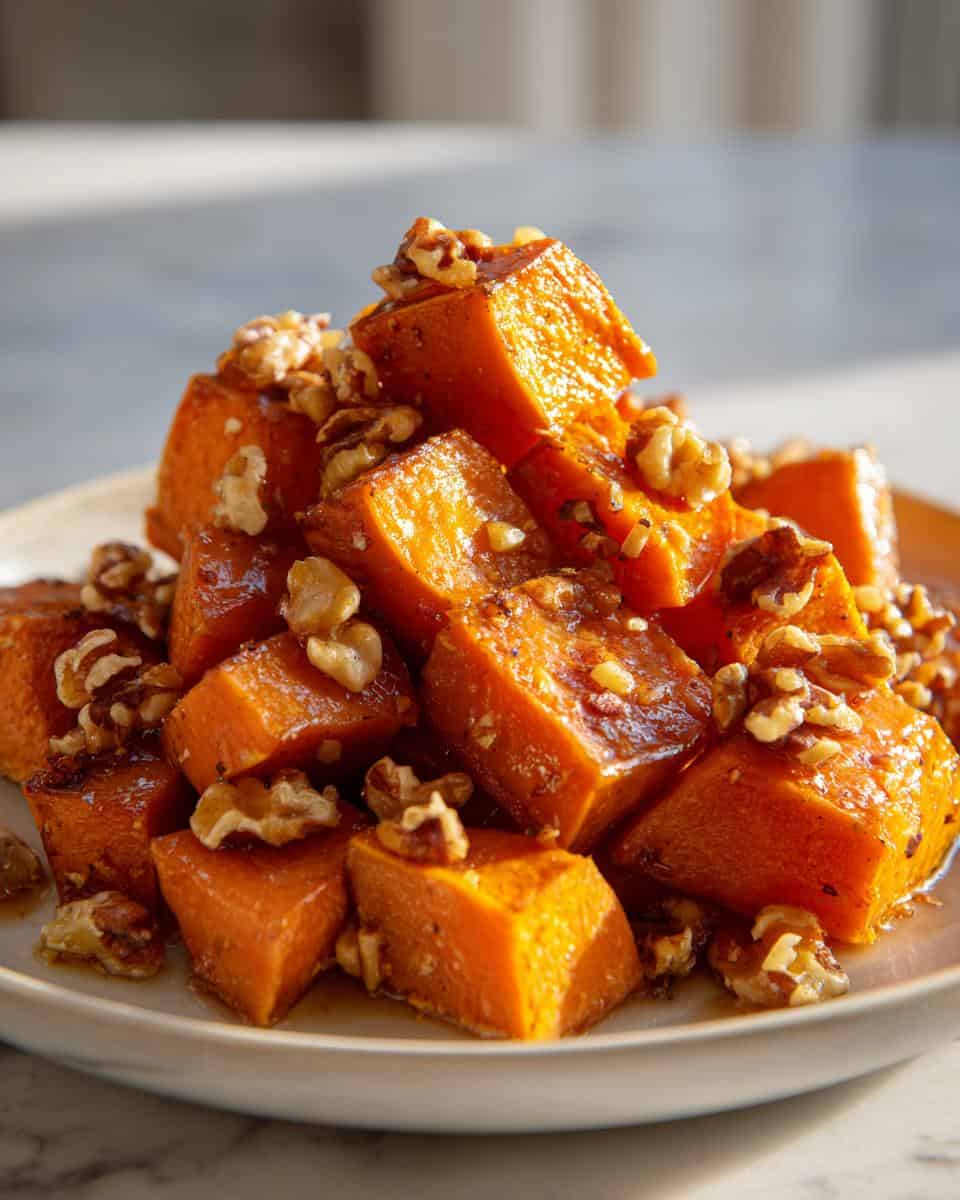 Maple walnut Roasted Sweet Potatoes - detail 3