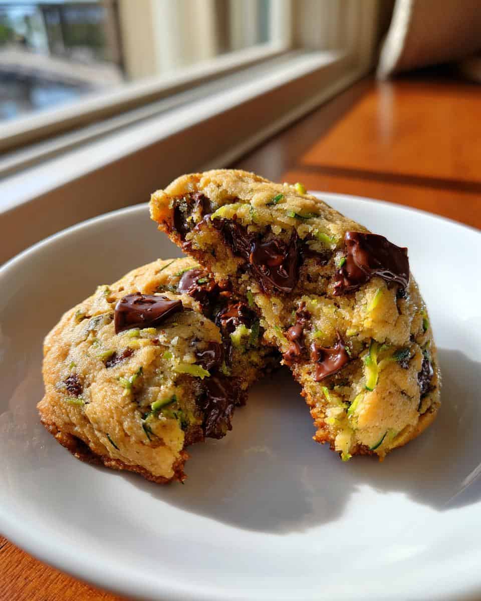 Moist Zucchini Chocolate Chip Cookies - detail 1