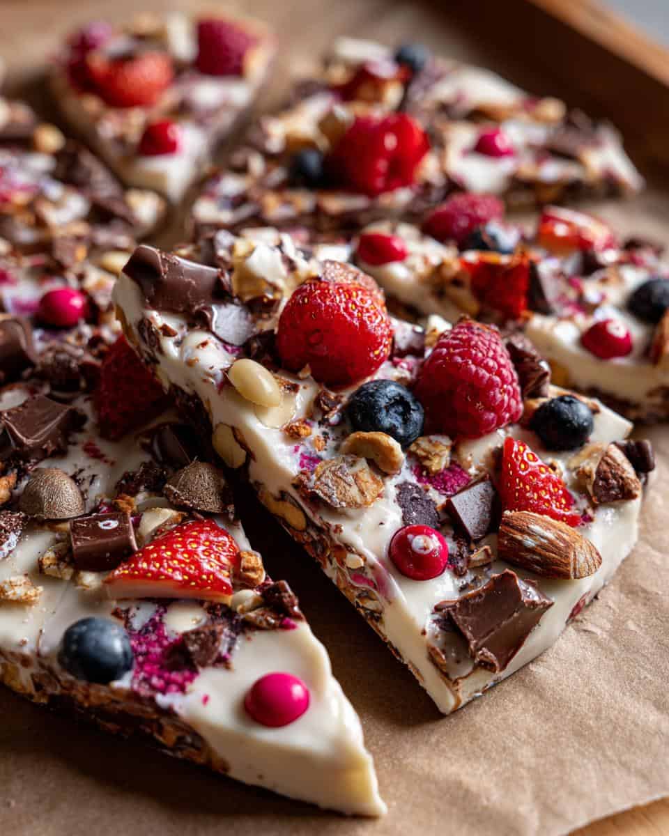 Monster Frozen Yogurt Bark - detail 1