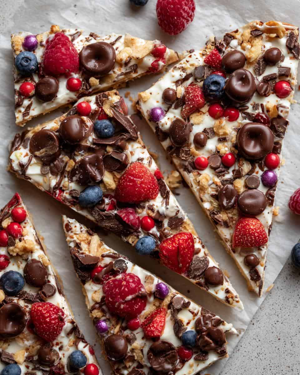 Monster Frozen Yogurt Bark - detail 2