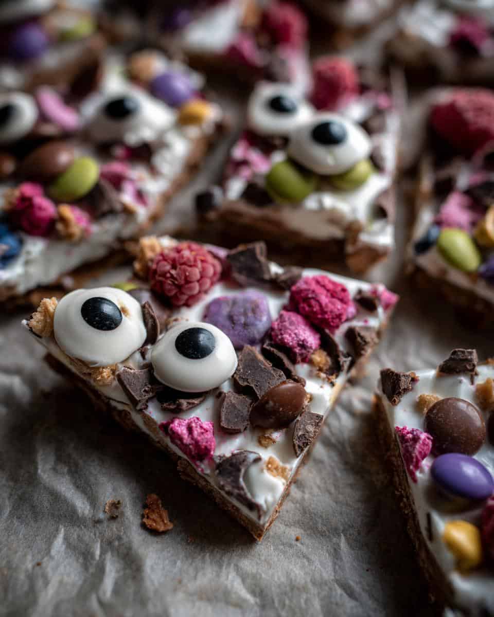 Monster Frozen Yogurt Bark - detail 3