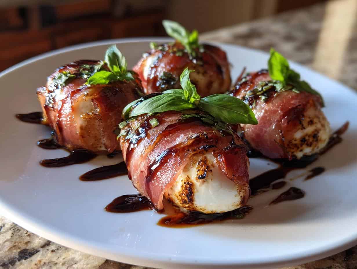Devour 16 Amazing Prosciutto Wrapped Mozzarella Bites