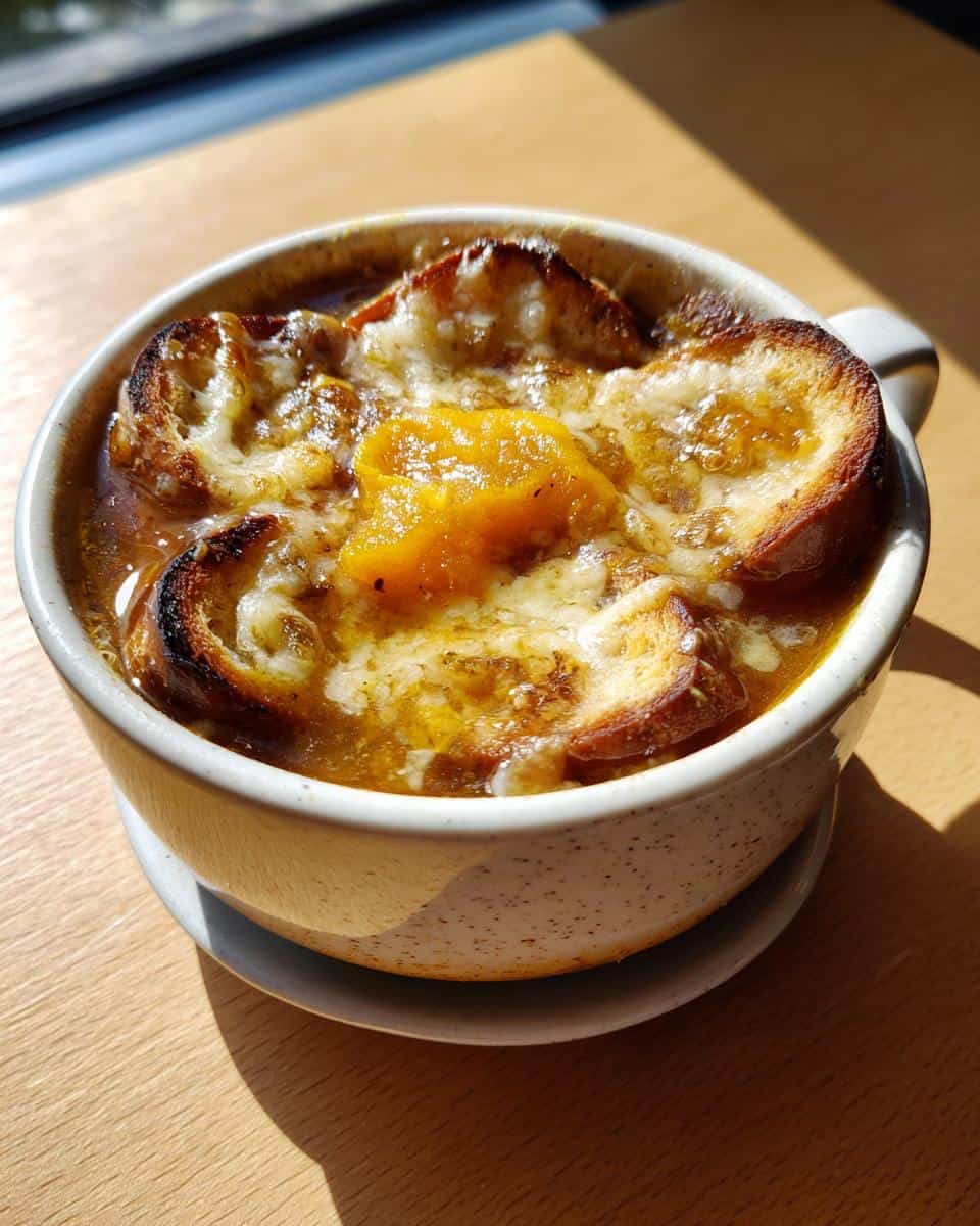 Pumpkin French Onion Soup - detail 3
