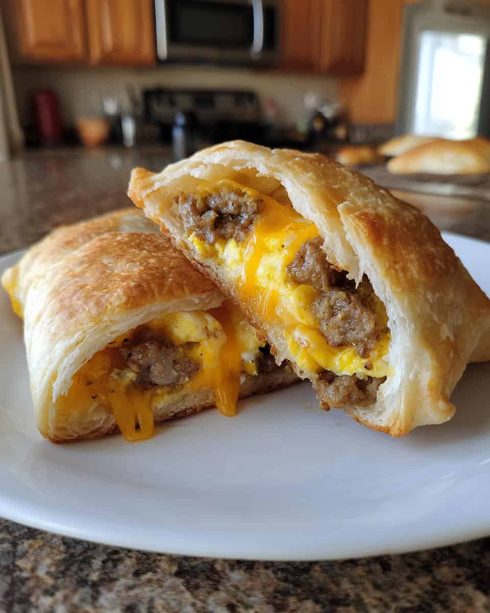 Quick & Delicious Sausage Egg Breakfast Rolls - detail 2