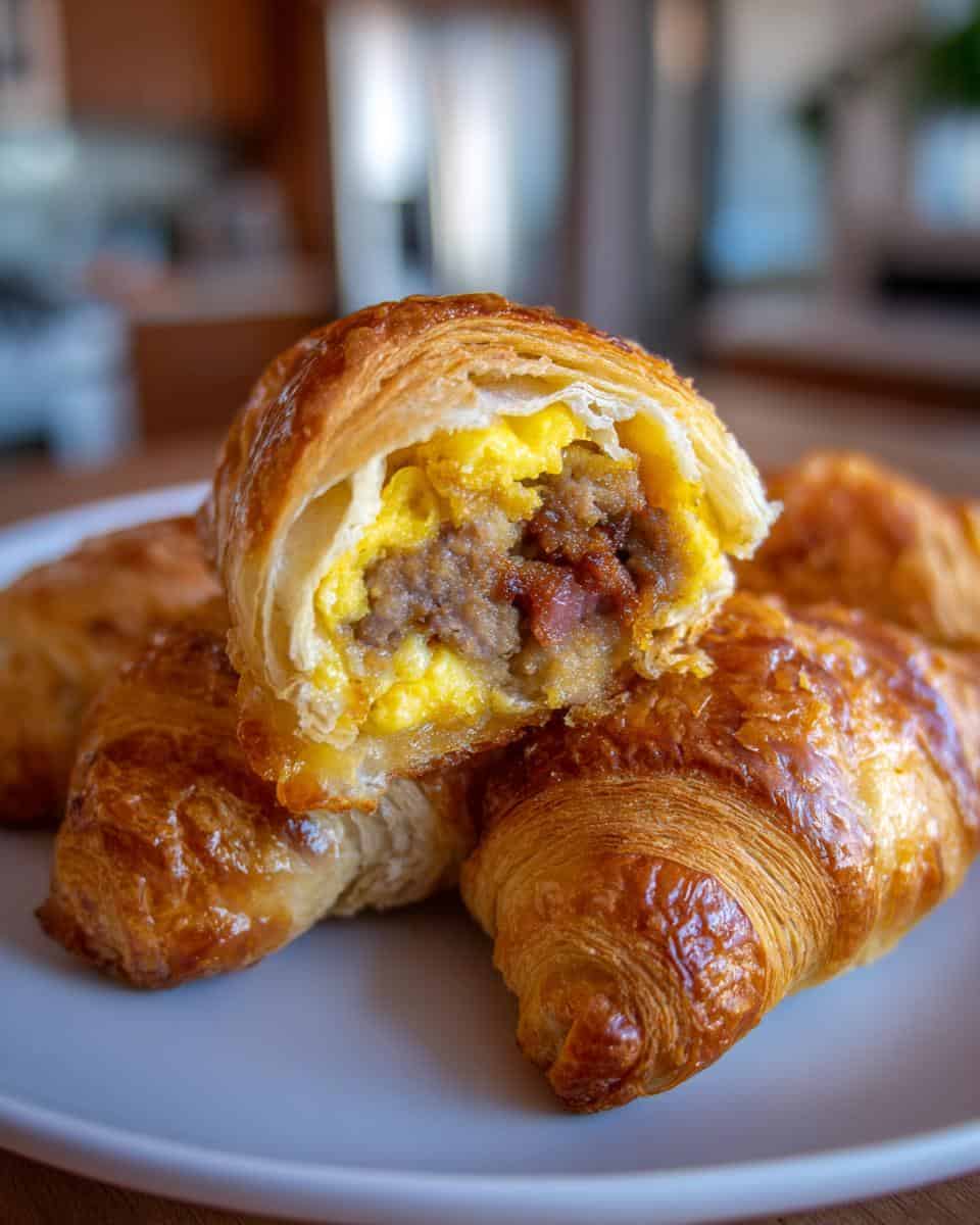 Quick & Delicious Sausage Egg Breakfast Rolls - detail 3