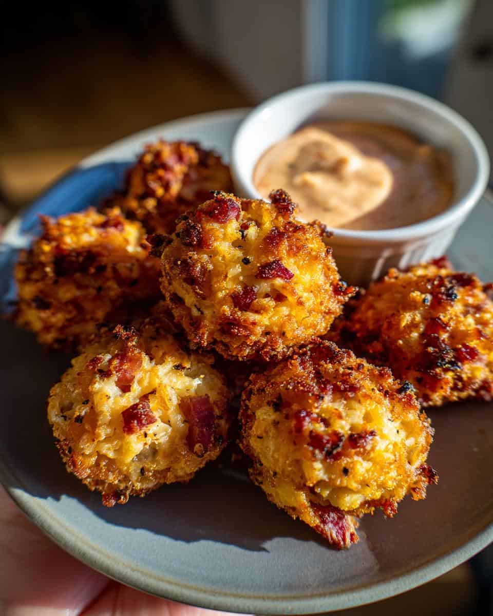 Reuben Balls with Spicy Thousand Island Dipping Sauce - detail 3
