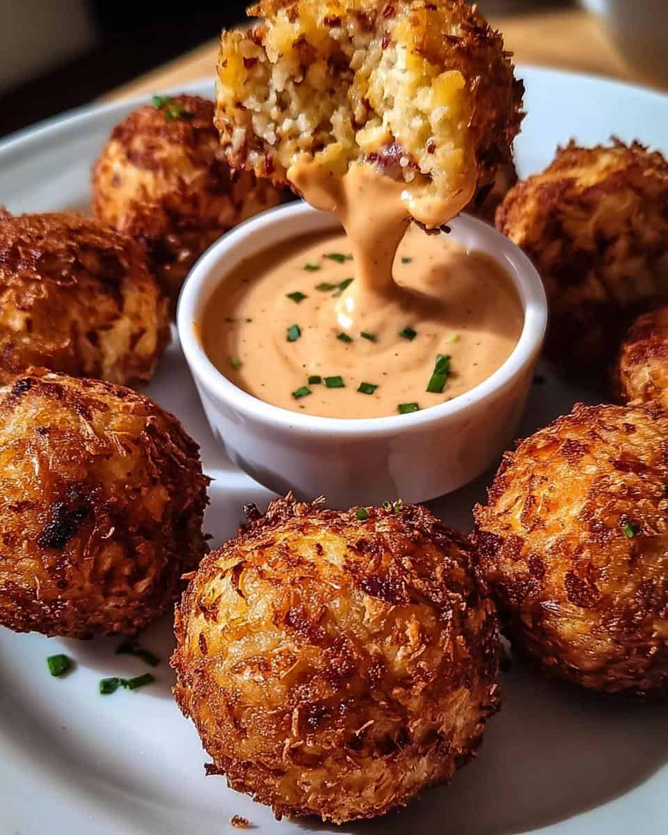Reuben Balls with Spicy Thousand Island Dipping Sauce - detail 4