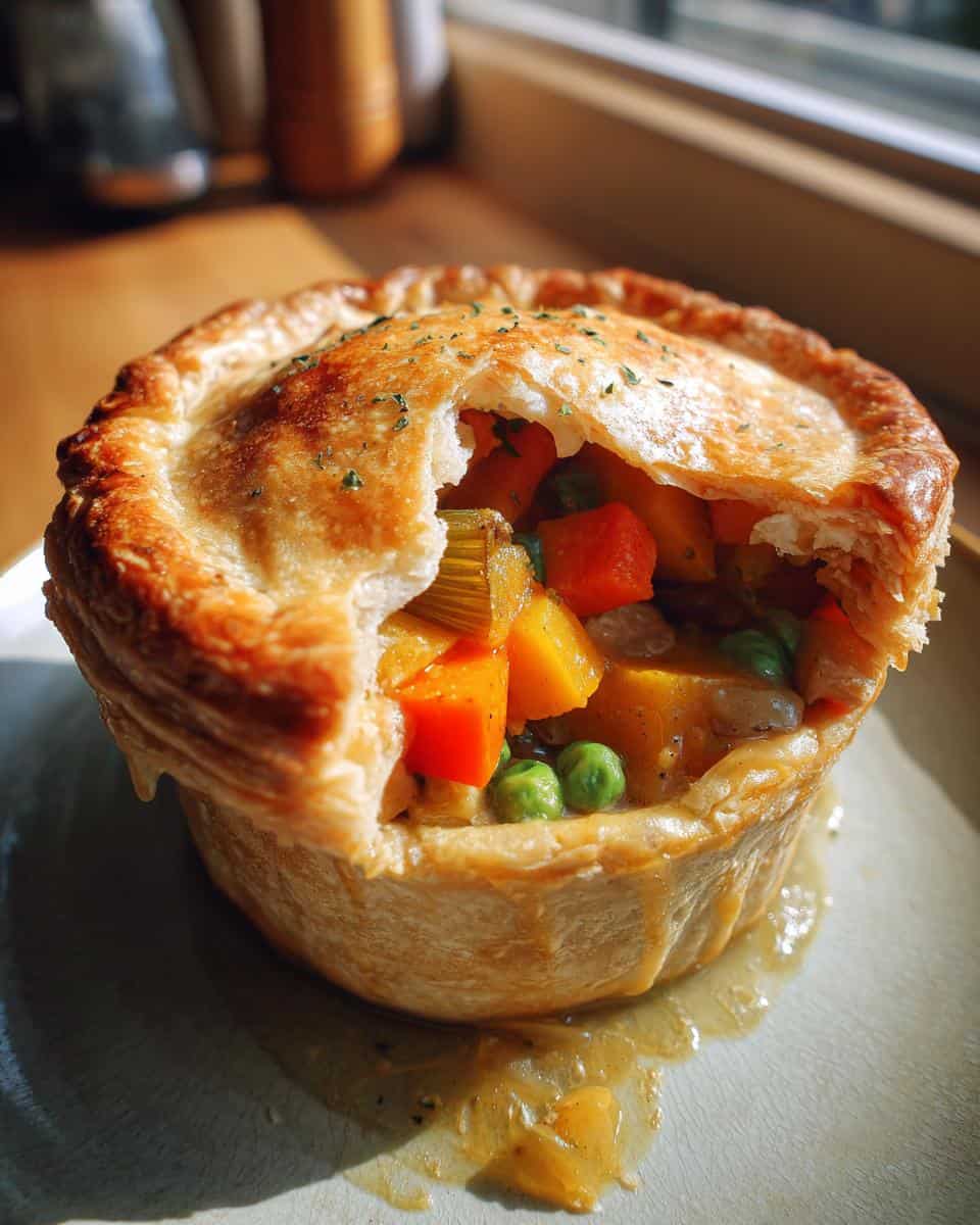 Roasted Autumn Vegetable Pot Pies - detail 1