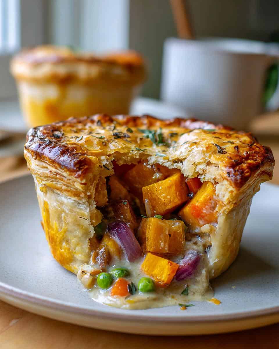 Roasted Autumn Vegetable Pot Pies - detail 2