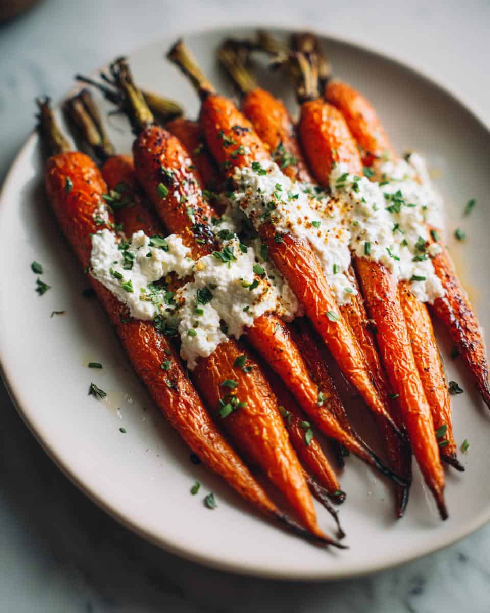 Roasted Carrots with Ricotta - detail 1
