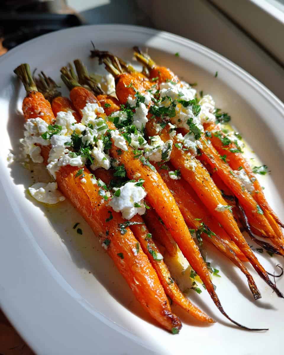 Roasted Carrots with Ricotta - detail 2