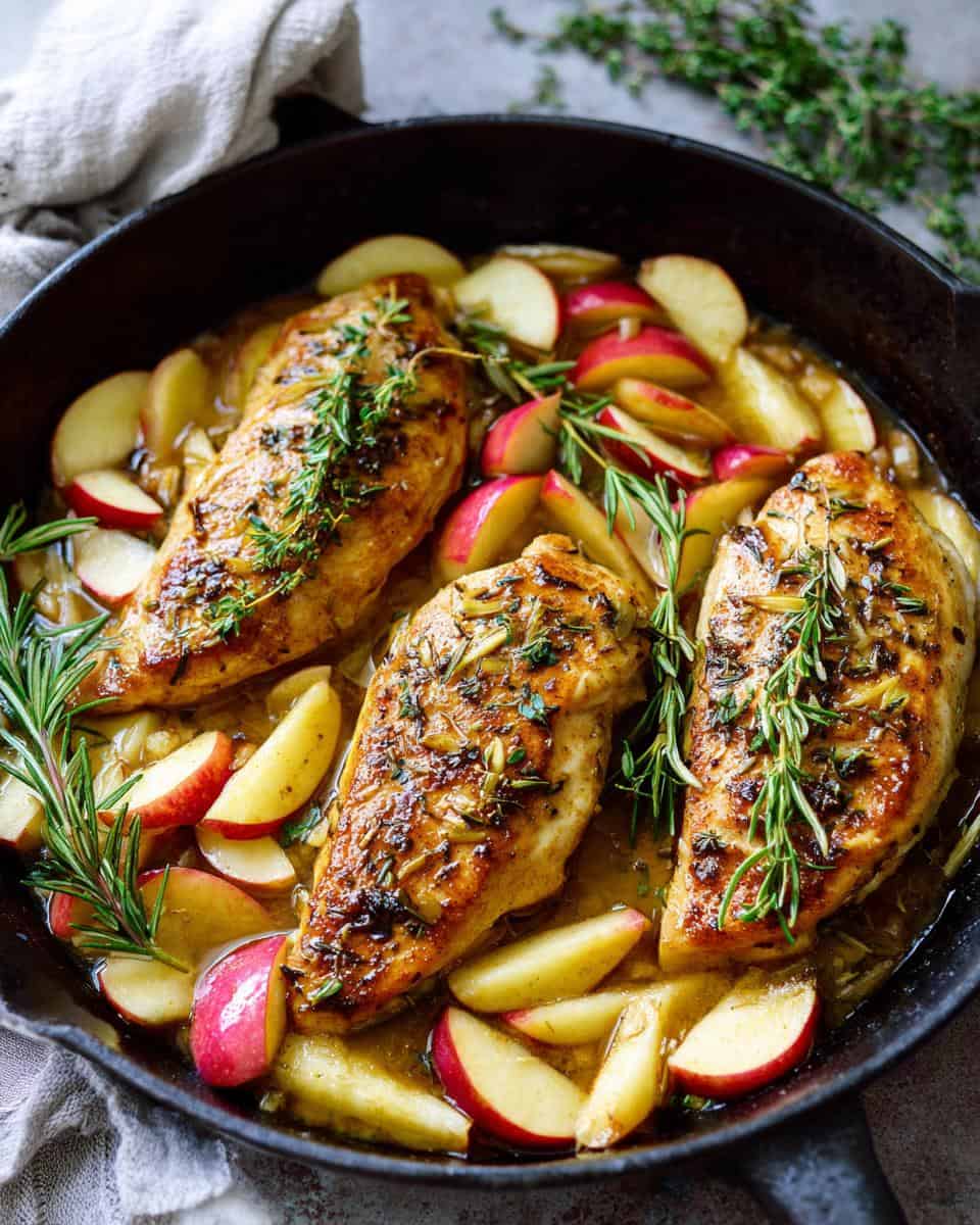 Rosemary Apple Cider Chicken Recipe - detail 1