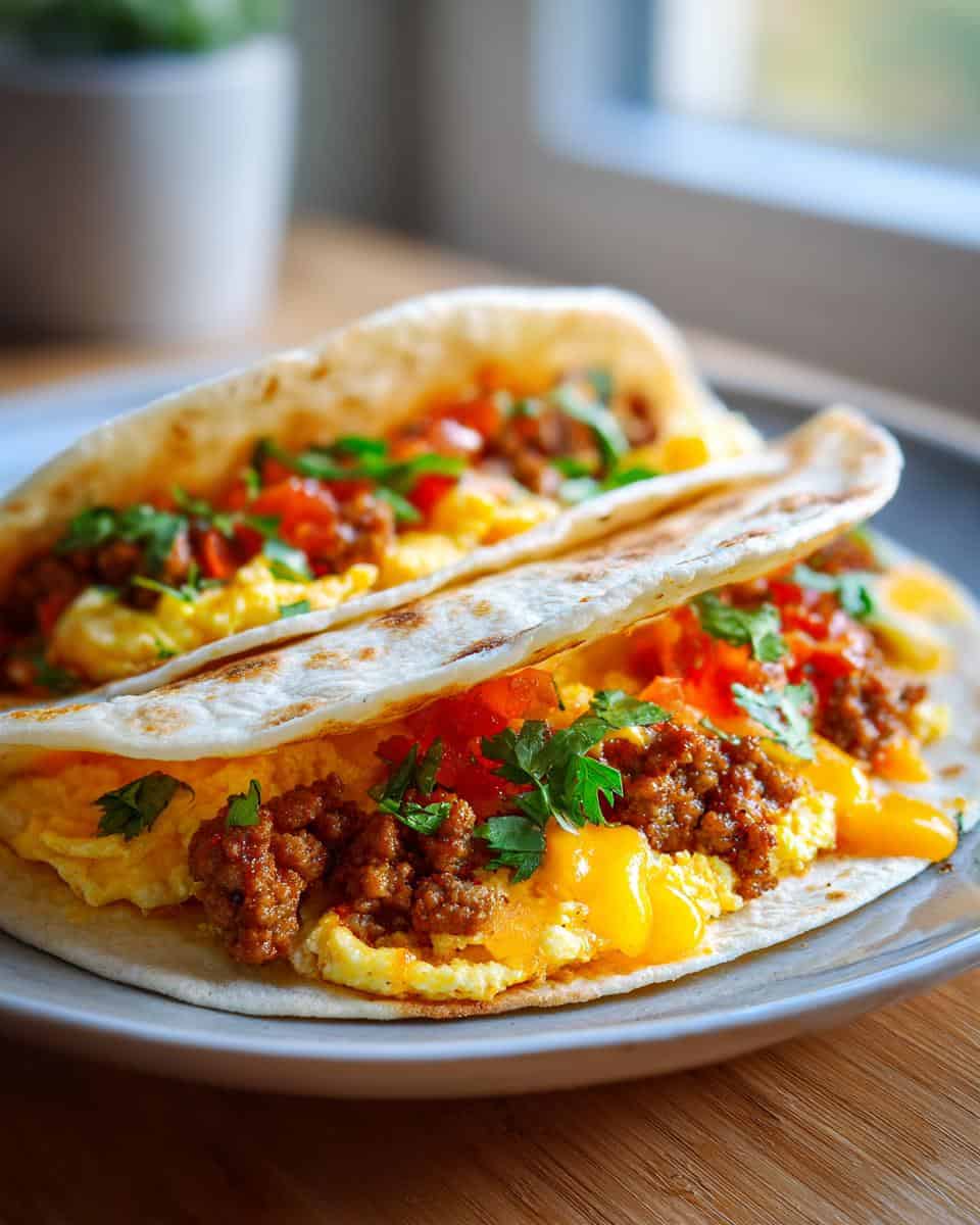 Simple Baked Breakfast Tacos - detail 2