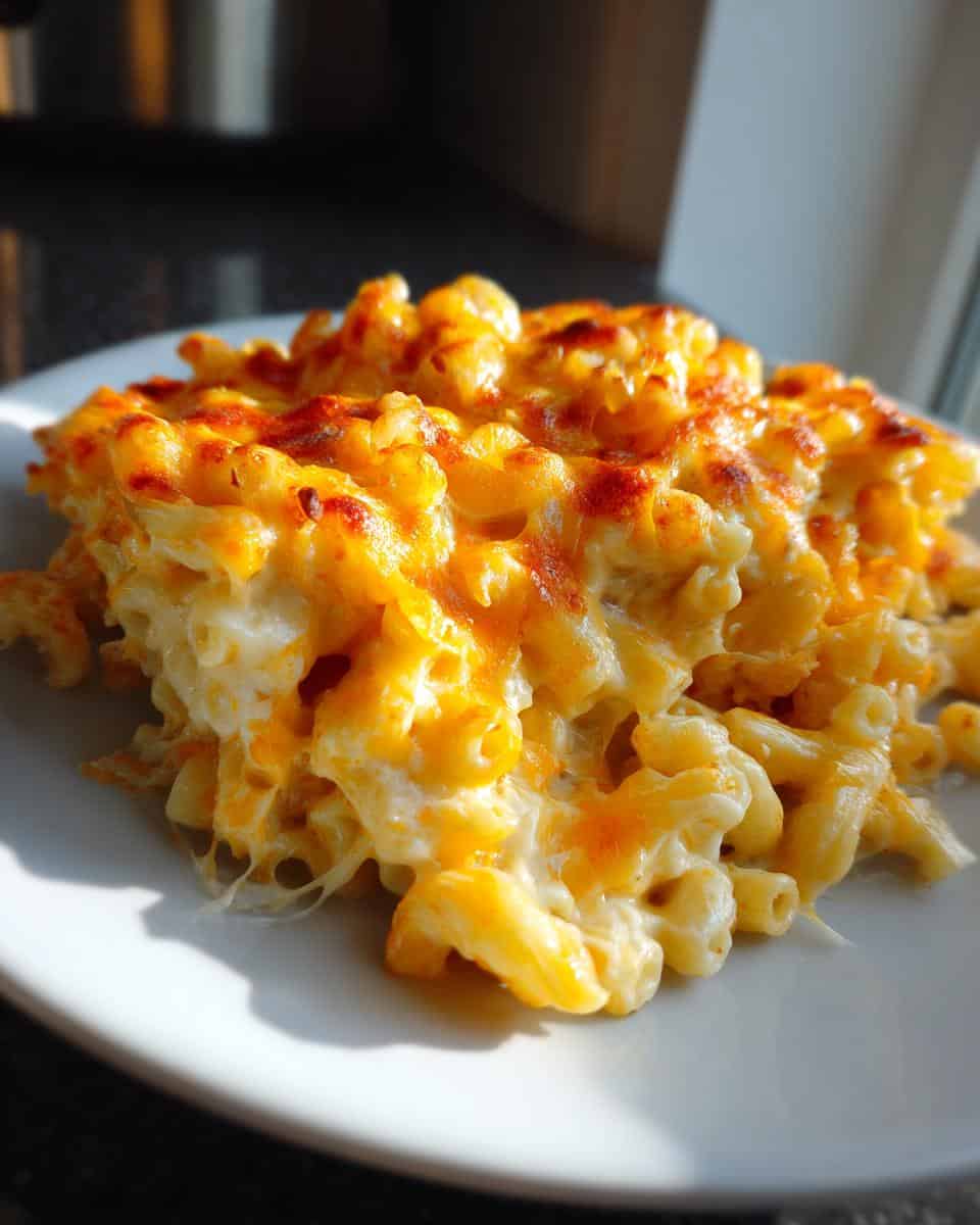 Slow Cooker Four Cheese Mac and Cheese - detail 2