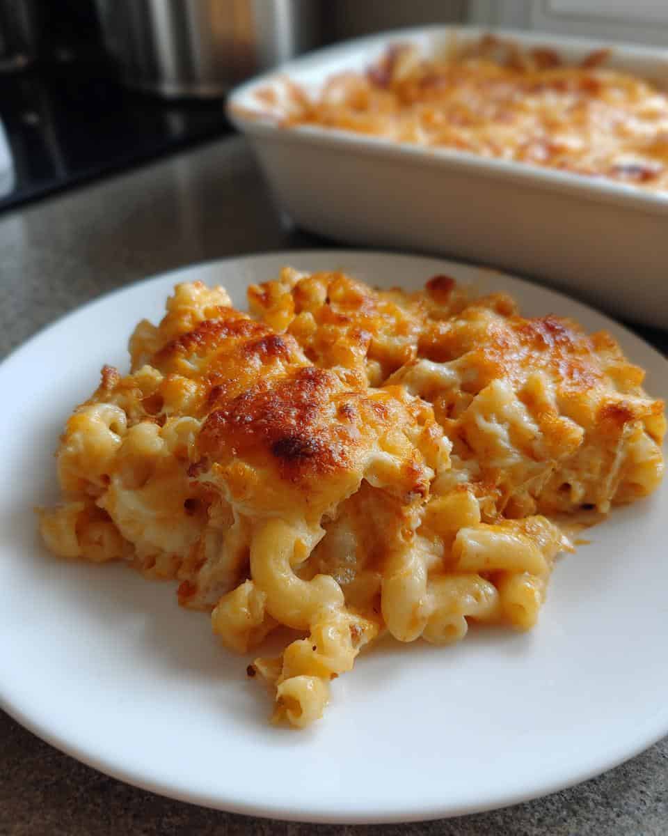 Slow Cooker Four Cheese Mac and Cheese - detail 3