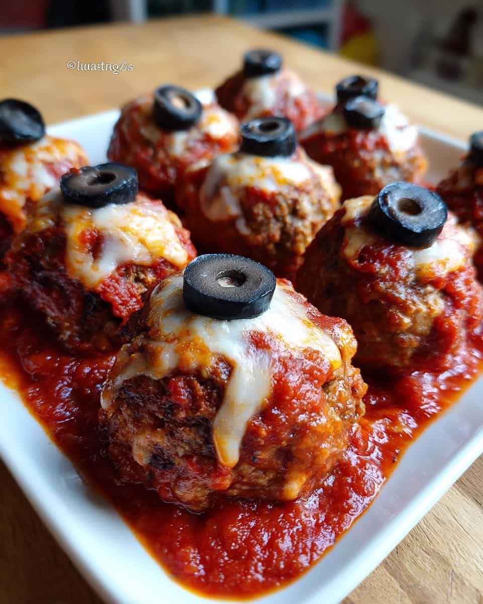 Spooky Eyeball Meatballs Recipe - detail 1
