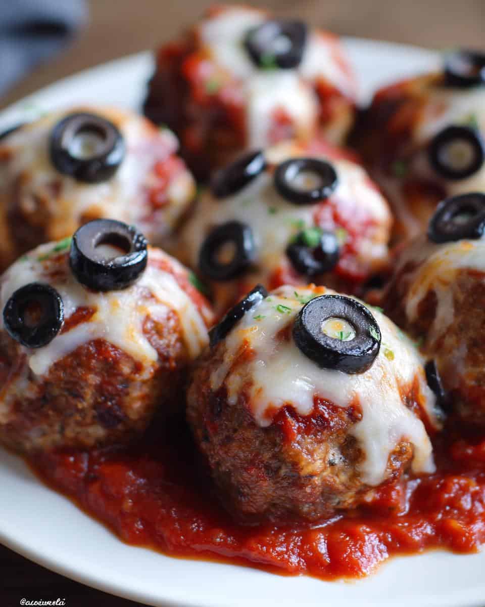 Spooky Eyeball Meatballs Recipe - detail 2